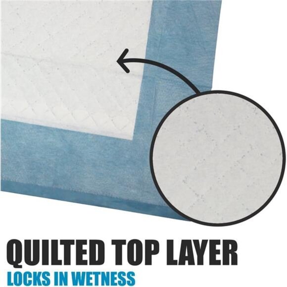 Puppy Pads X-Large Leak-Proof 28"x34" [40CT] | Training Pad Ultra Absorbent - Picture 5 of 7